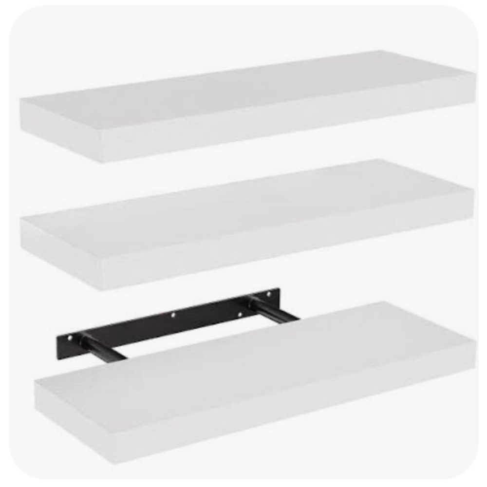 Elegant white Wall Shelves